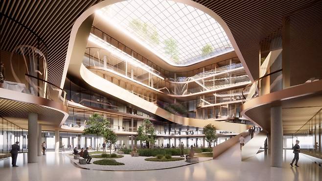 서울원 상업시설 내부 부분 투시도. HDC현대산업개발 제공