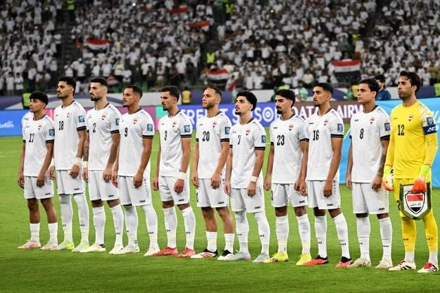 이라크는 대한민국, 요르단에 밀려 북중미월드컵 본선 직행 기회를 잃었다. 사진=AFP=연합뉴스