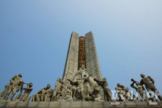 ▲ 제70회 현충일 추념식이 열린 국립대전현충원의 현충탑. ⓒ프레시안(문상윤)