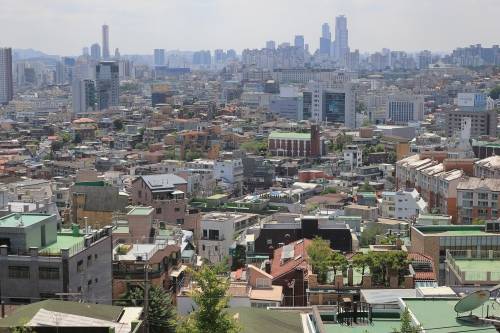 서울 남산에서 바라본 시내 주택가 모습. 2025.5.22 연합뉴스