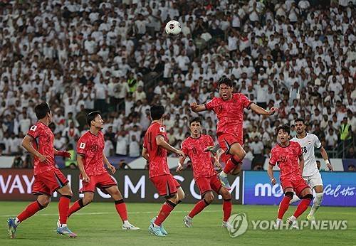 이라크 2-0으로 물리치고 2026 북중미 월드컵 본선행 확정한 한국 축구대표팀  [로이터=연합뉴스]