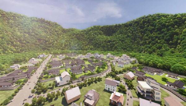 고도사업을 통한 주거지구 계획안.