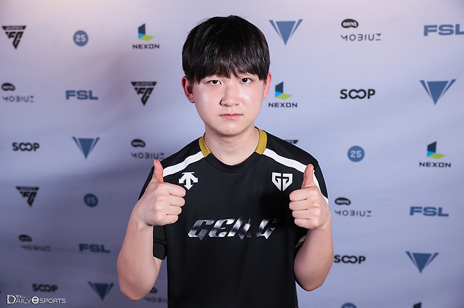 T1 '오펠'에 3-0 완승을 거두겠다고 의지를 밝힌 젠지 '원더08' 고원재.