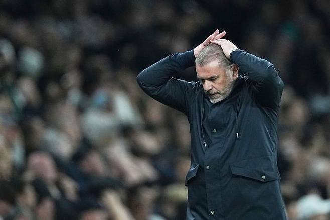 토트넘에서 경질된 포스테코글루 감독. ⓒ AP=뉴시스