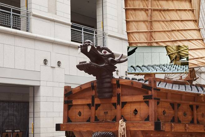 거북선이 특허를 받은 이유① 배 전체를 둥글게 덮어 밀폐하고 철침을 꽂은 형태의 배는 새로운 것이었다. 전쟁기념관 오픈 아카이브, 어린이과학동아 제공