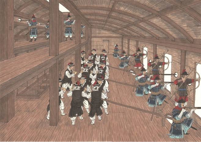 노의 종류가 달라지면 2층 거북선이 가진 문제점이 해결된다. 김평원 제공