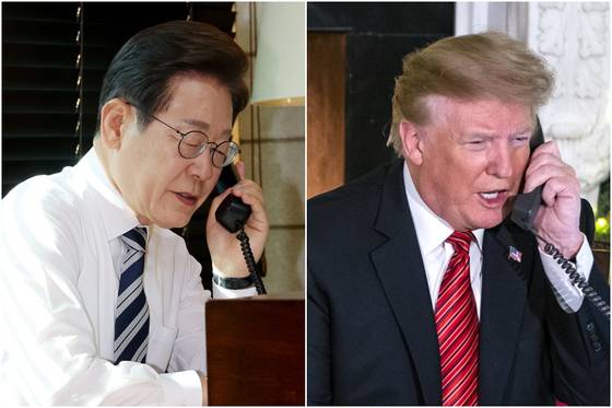 이재명 대통령(왼쪽)-트럼프 미국 대통령. EPA=연합뉴스