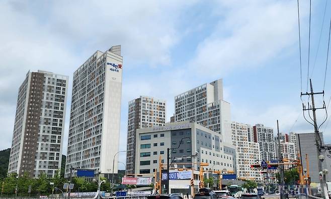용인시 처인구의 한 아파트 단지 전경. 사진=오세성 한경닷컴 기자