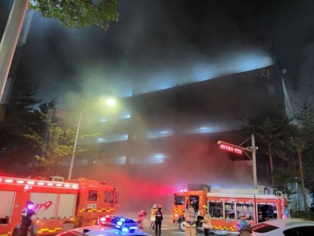 화재현장 [경기소방본부 제공