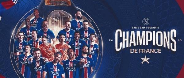사진 2024-25 프랑스 남자 핸드볼 리퀴 모리 스타리그 파리 생제르맹의 우승 포스터, 사진 출처=리퀴 모리 스타리그