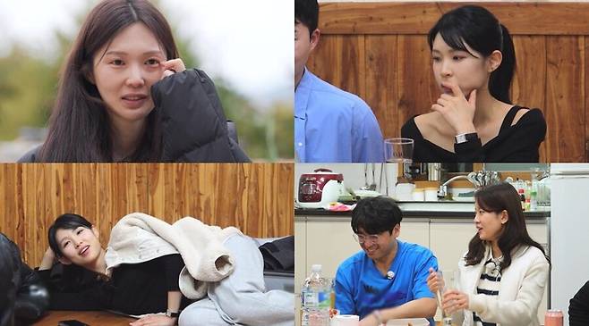 '나는 솔로' 17기에서 인기녀로 관심을 받았던 옥순이 눈물을 흘리는 모습이 포착됐다. /사진=ENA·SBS플러스 '나는 솔로, 그 후 사랑은 계속된다'