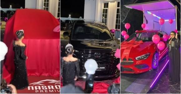 말레이시아의 사업가이자 인플루언서 파르하나 자라가 11살 딸의 초호화 생일파티를 공개했다. 틱톡(@farhanazahra91) 캡처