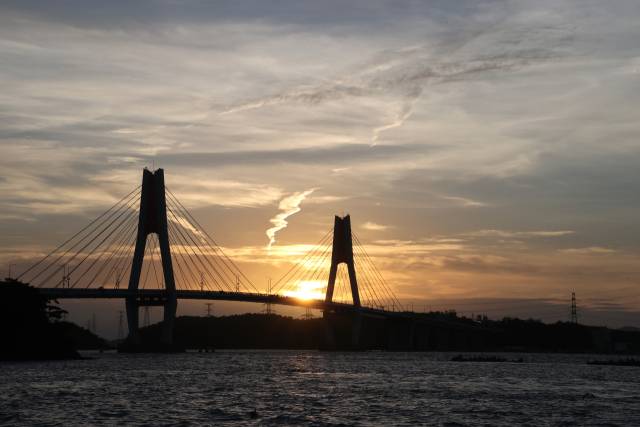 인천시 옹진군 영흥대교 일몰. 사진제공=옹진군