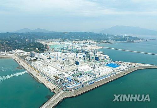 중국 동남부 장저우의 원자력발전소 단지 [신화 연합뉴스 자료사진. 재판매 및 DB 금지]
