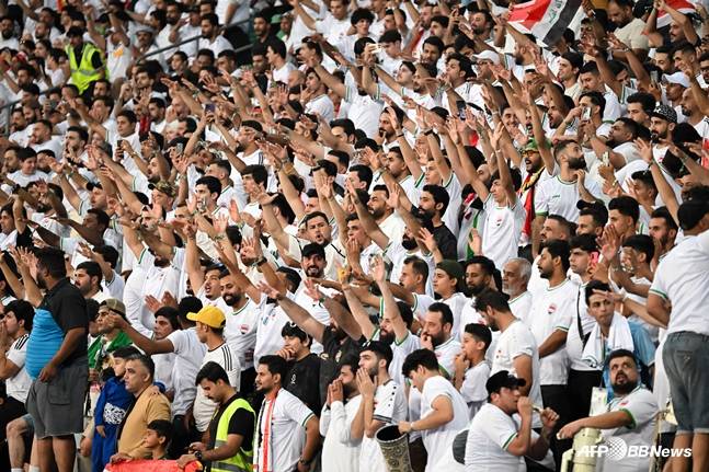 이라크 팬들. /AFPBBNews=뉴스1