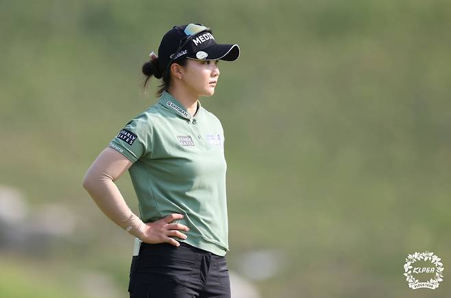 정지효의 2라운드 경기 모습.  [KLPGA 제공. 재판매 및 DB 금지]
