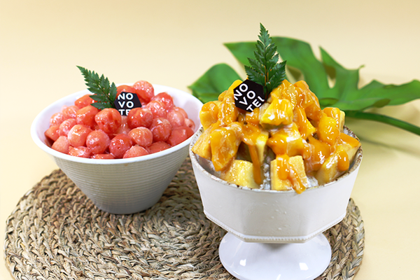 노보텔 앰배서더 수원 ‘애플망고 빙수’, ‘수박 빙수’. /노보텔 앰배서더 수원 제공