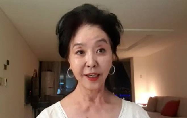 배우 김부선. (사진=유튜브 채널 김부선TV 캡처)