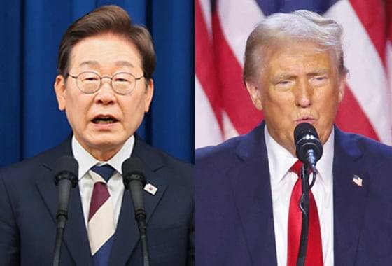 이재명 대통령(사진 좌측)과 도널드 트럼프 미국 대통령 ⓒ News1 윤주희 디자이너