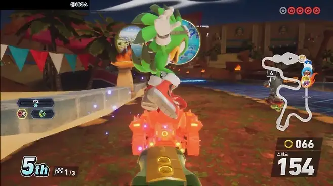 ▲ 갑자기 랜덤하게 등장하는 구간에선 뭔가 했더니 순식간에 링이 털릴 줄은 ㅂㄷㅂㄷ 앞을 막는 건 갈아버리자