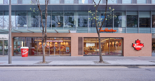 A Tim Hortons store in Seoul (Tim Hortons official website)