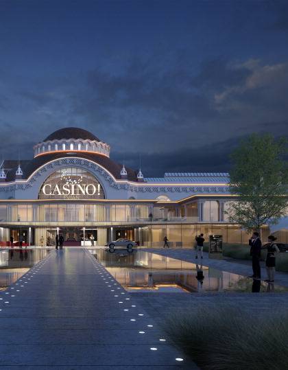 에비앙 카지노 전경. 에비앙 리조트