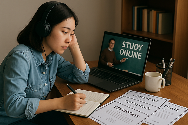 취업난 속에서 ‘스펙’을 보완하기 위한 수단으로 민간자격증을 취득하는 취업준비생들이 늘고 있다. [Created by ChatGPT]