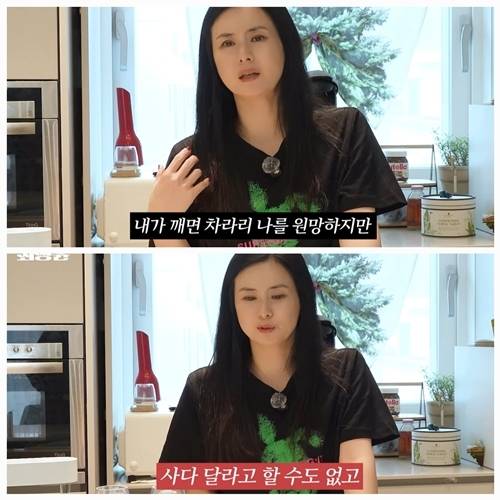 배우 최정윤이 고가의 명품 잔에 얽힌 현실적인 고백을 전해 공감을 자아냈다. 사진=유튜브