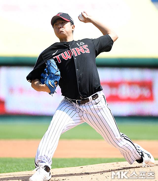 사실상 LG 에이스로 활약 중인 송승기. 사진=천정환 기자