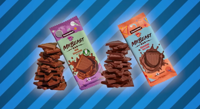 미스터비스트의 이름을 딴 초콜릿 바 /유튜브 미스터비스트 영상 갈무리