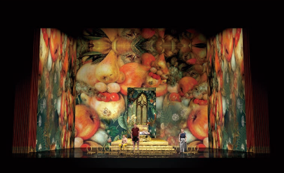 ‘세 개의 오렌지에 대한 사랑’의 무대디자인. 사진 제공=국립오페라단