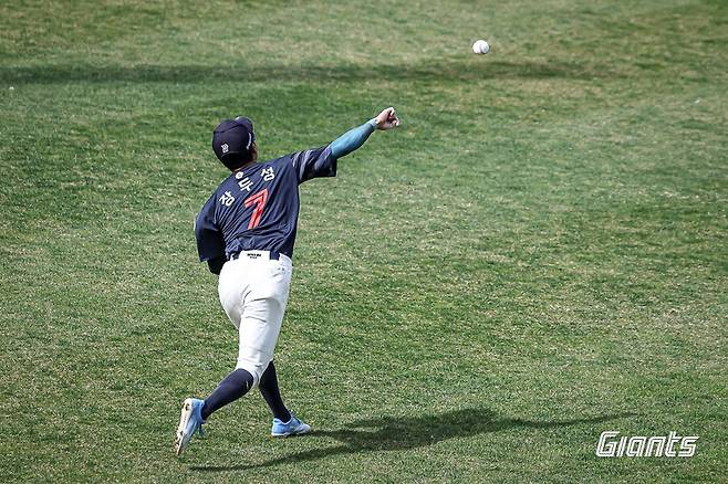 ▲ 장두성 ⓒ롯데 자이언츠