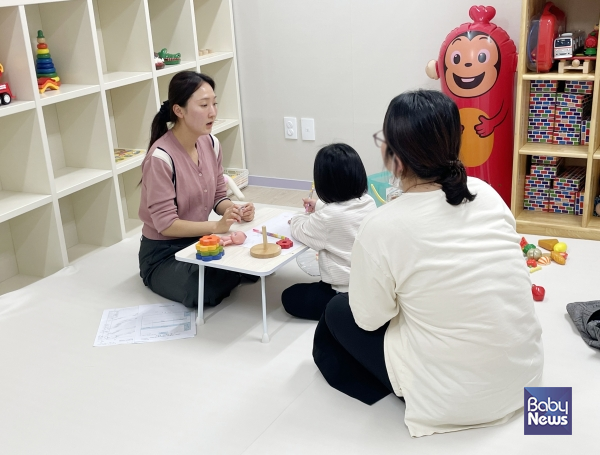 영유아 발달지원 시범사업 사진. ⓒ한국보육진흥원과