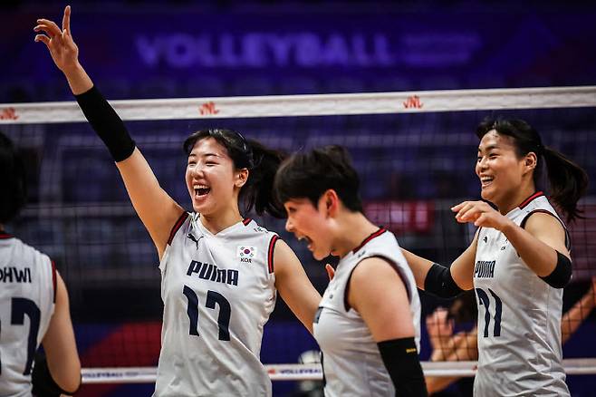 한국 여자배구 대표팀. 사진=FIVB