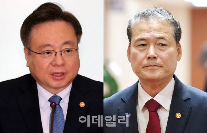 조규홍 보건복지부 장관, 김영호 통일부 장관 (사진=이데일리/연합뉴스)