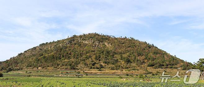 제주시 한경면에 있는 당산봉.(비짓제주 홈페이지 갈무리)