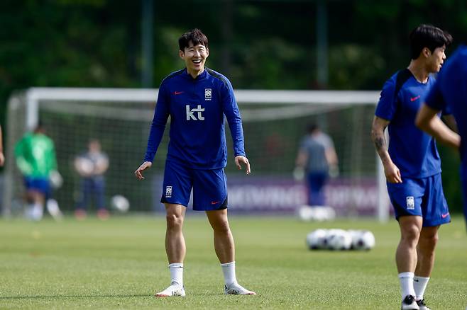 파주NFC/ 2026 FIFA 북중미 월드컵 3차예선/ 한국 vs 쿠웨이트/ 훈련/ 손흥민/ 사진 김정욱