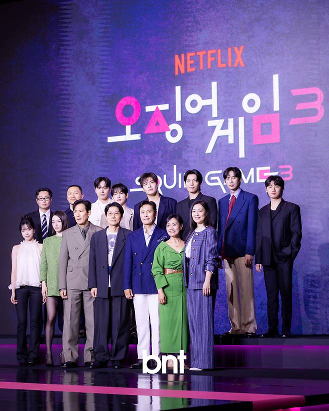 ‘오징어게임’ 시즌3 제작발표회 단체