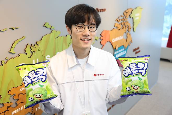 이창현 농심 스낵개발팀 선임연구원이 지난 3일 서울 동작구에 있는 농심 본사에서 조선비즈와 인터뷰를 했다./농심 제공