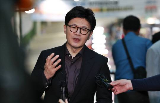 국민의힘 제21대 대선 경선 후보일 당시의 한동훈 전 당대표.<페이스북 한동훈official 페이지 사진 캡처>