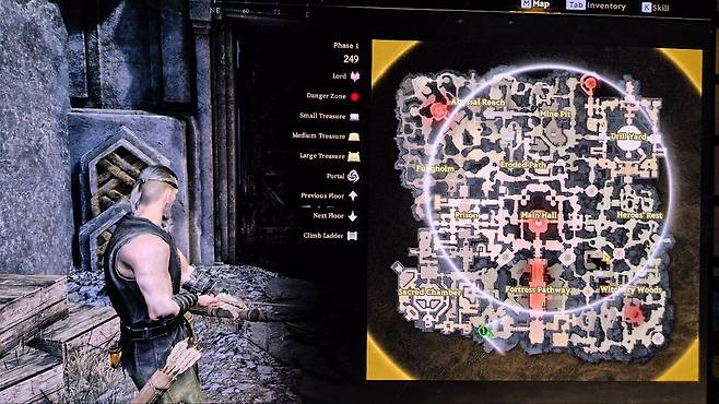 ▲ 던전은 꽤 넓지만, 전부 돌 필요는 없다