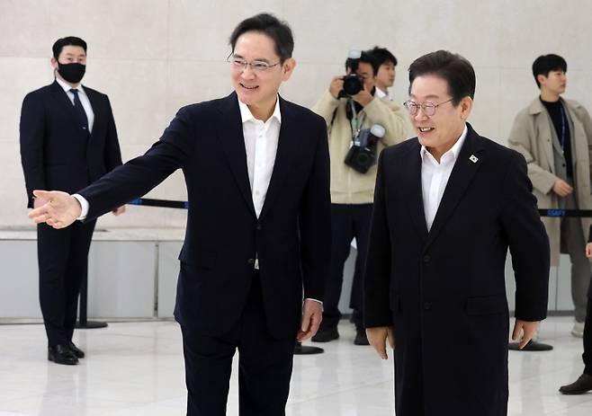 ▲ 지난 3월 이재용 회장을 만난 이재명 대통령 [연합뉴스]