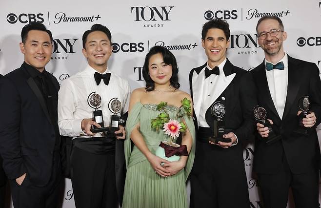 제 78회 토니상 작품상 등 6개 부문 석권한 K-뮤지컬 '어쩌면 해피엔딩', 사진=로이터연합뉴스