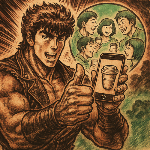 우리은행이 ‘우월한 월급 통장’ 친구 초대 이벤트를 오는 30일까지 진행한다고 9일 밝혔다. 친구를 초대할 때마다 메가커피 쿠폰을 1잔씩 최대 50잔까지 준다. [이미지=챗GPT 생성]