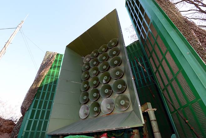 대북 확성기 [연합뉴스 자료사진]