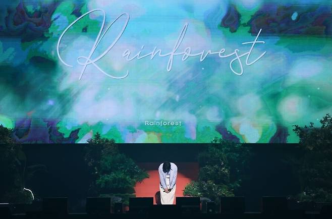 고우림이 팬미팅을 통해 팬들에게 복귀 인사를 전했다. 비트인터렉티브 제공