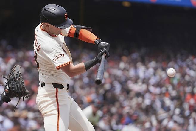 ▲ 적시타를 날리는 타일러 피츠제럴드 ⓒ연합뉴스