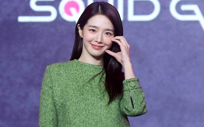 [서울=뉴시스] 김혜진 기자 = 배우 박규영이 9일 오전 서울 용산구 드래곤시티에서 열린 넷플릭스 시리즈 오징어게임 시즌3(감독 황동혁) 제작발표회에서 포즈를 취하고 있다.   '오징어 게임3'는 자신만의 목적을 품고 다시 참가한 게임에서 가장 친한 친구를 잃고 만 기훈(이정재)과 정체를 숨긴 채 게임에 숨어들었던 프론트맨(이병헌), 잔인한 게임 속에서 살아남은 참가자들의 마지막 운명을 그린 이야기로 오는 넷플릭스에서 27일 공개된다. 2025.06.09. jini@newsis.com /사진=김혜진