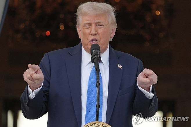 도널드 트럼프 미국 대통령 [AP 연합뉴스 자료사진. 재판매 및 DB 금지]