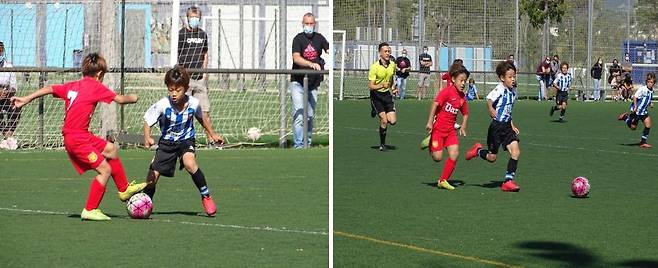 경합하는 어린 시절의 이대한, 이민국 쌍둥이 형제 [이정욱씨 제공. 재판매 및 DB금지]